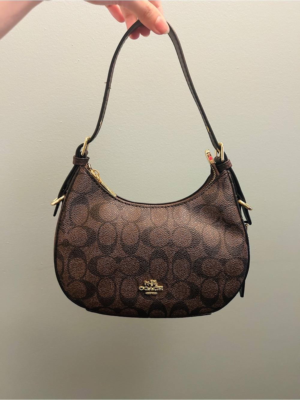 Coach Signature Canvas Shoulder Bag